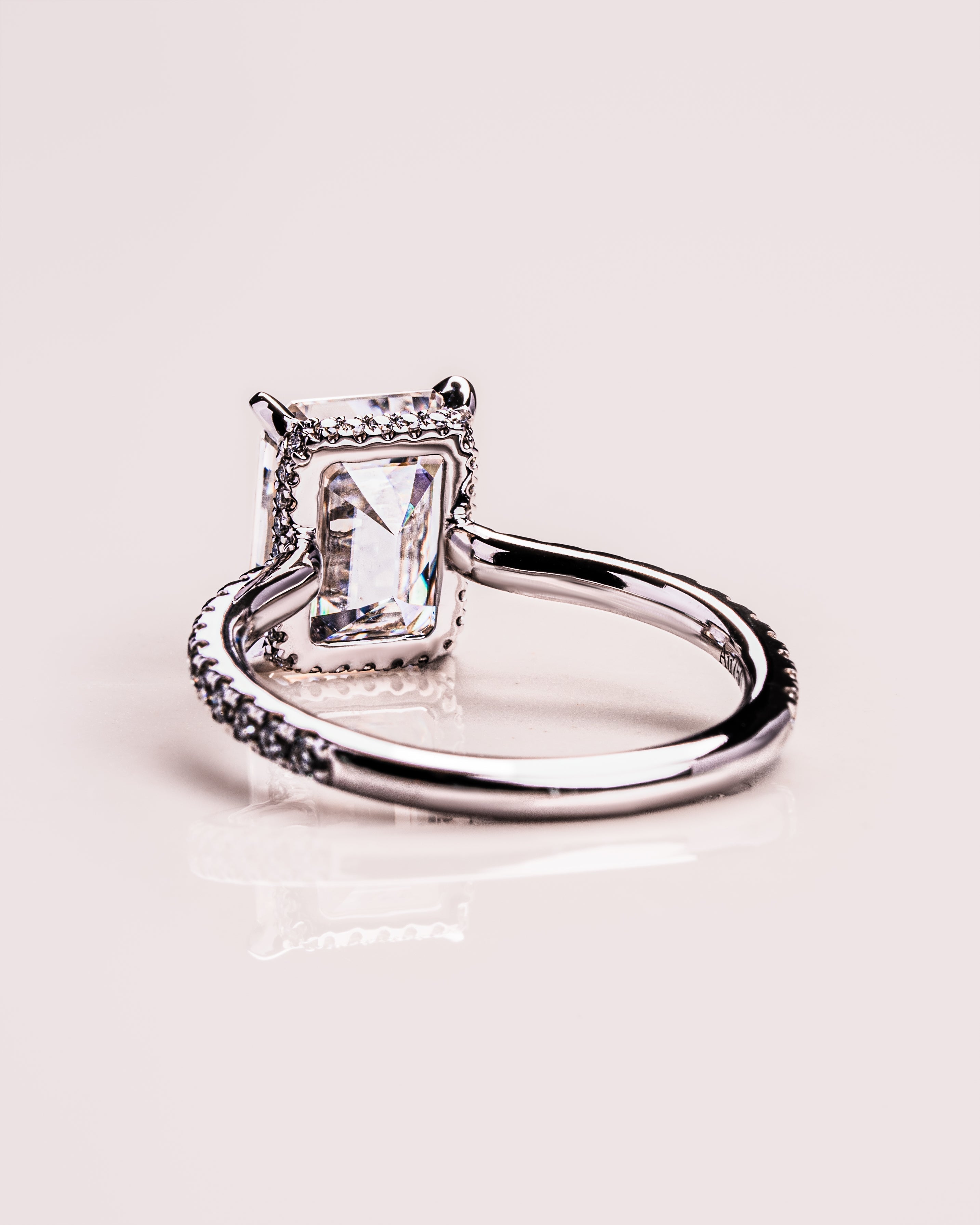 Jasmin (mit Pavé) - Smaragd | Silver