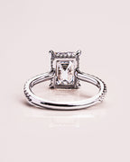Jasmin (mit Pavé) - Smaragd | Silver