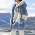 Alice – Cozy Tweed Hooded Jacket with Wool Lining