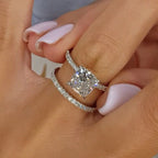 Bridal Kissen 2 Stuck Ring Set | White Gold