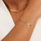 Soleil Serpent Bracelet in Gold