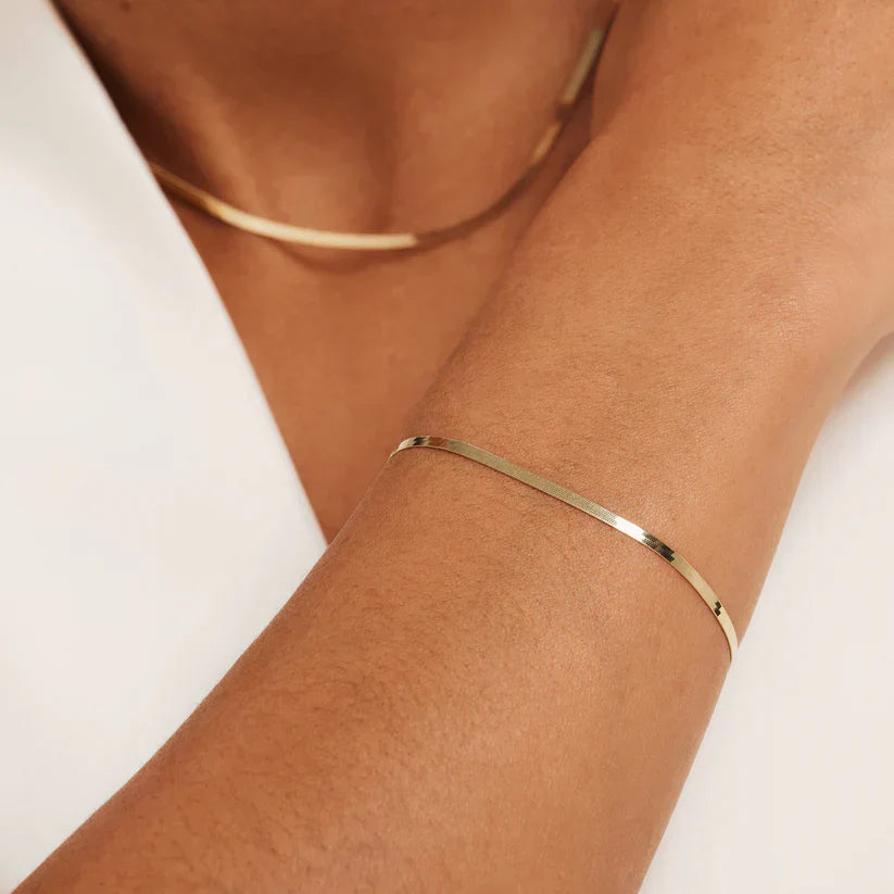 Soleil Serpent Bracelet in Gold