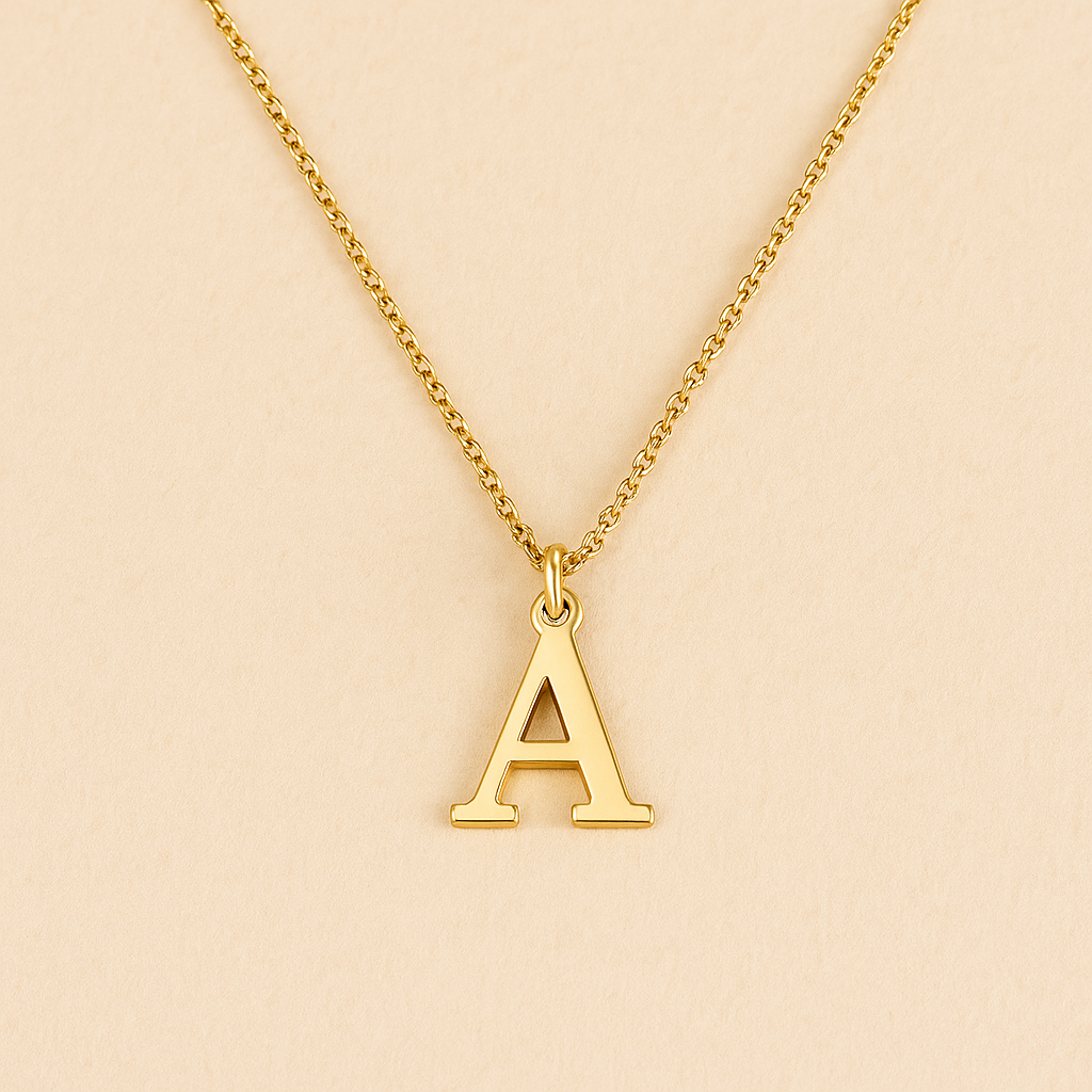 Love Letter Pendant in Gold