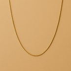 Bodega Box Chain Necklace in Gold