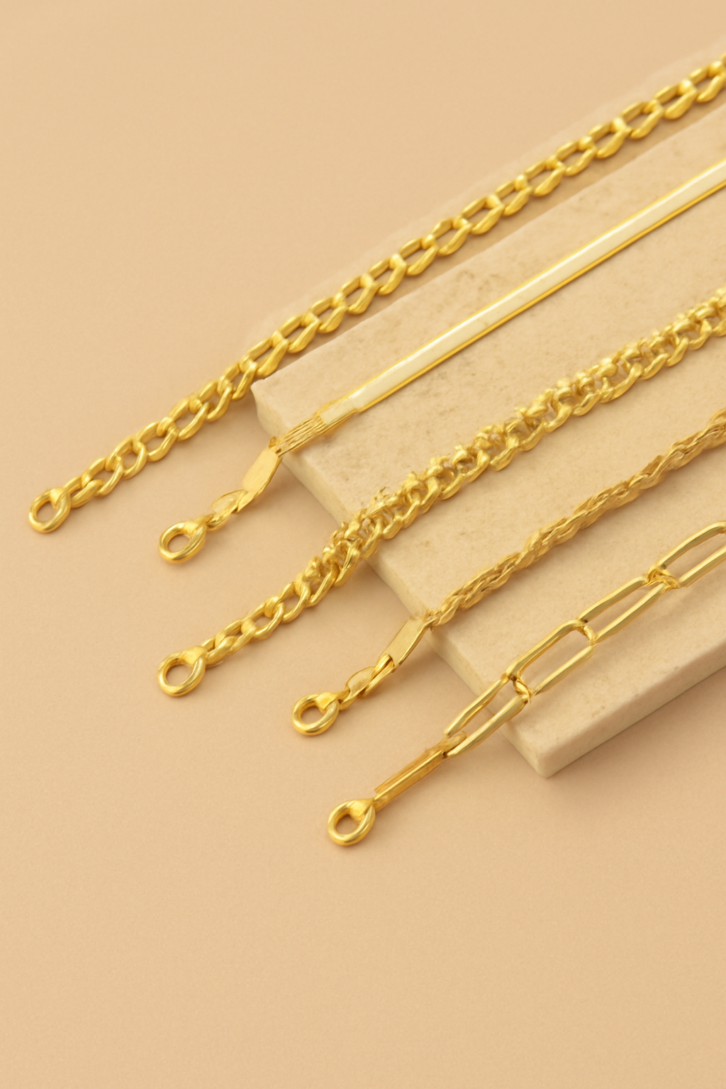 Ellis Renner Gold Bracelet Set - 5 Pieces