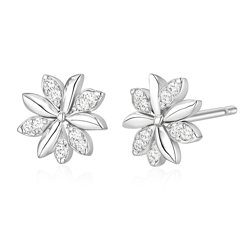 Camille Earring | White Gold