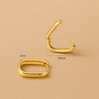The Large Icon Hoops in Gold