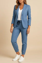 Stassie - Elegant Jacket and Trousers Set