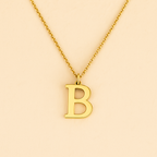 Love Letter Pendant in Gold