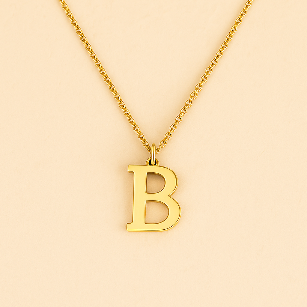 Love Letter Pendant in Gold