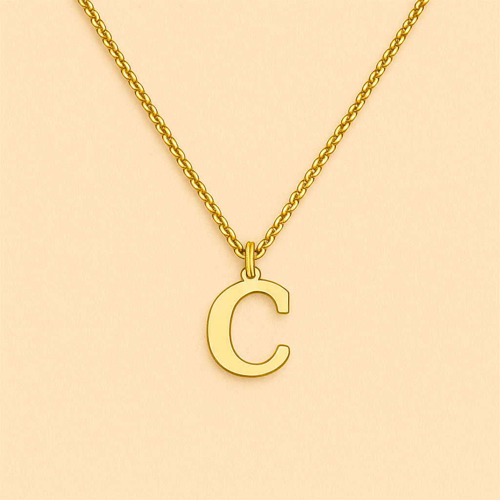Love Letter Pendant in Gold