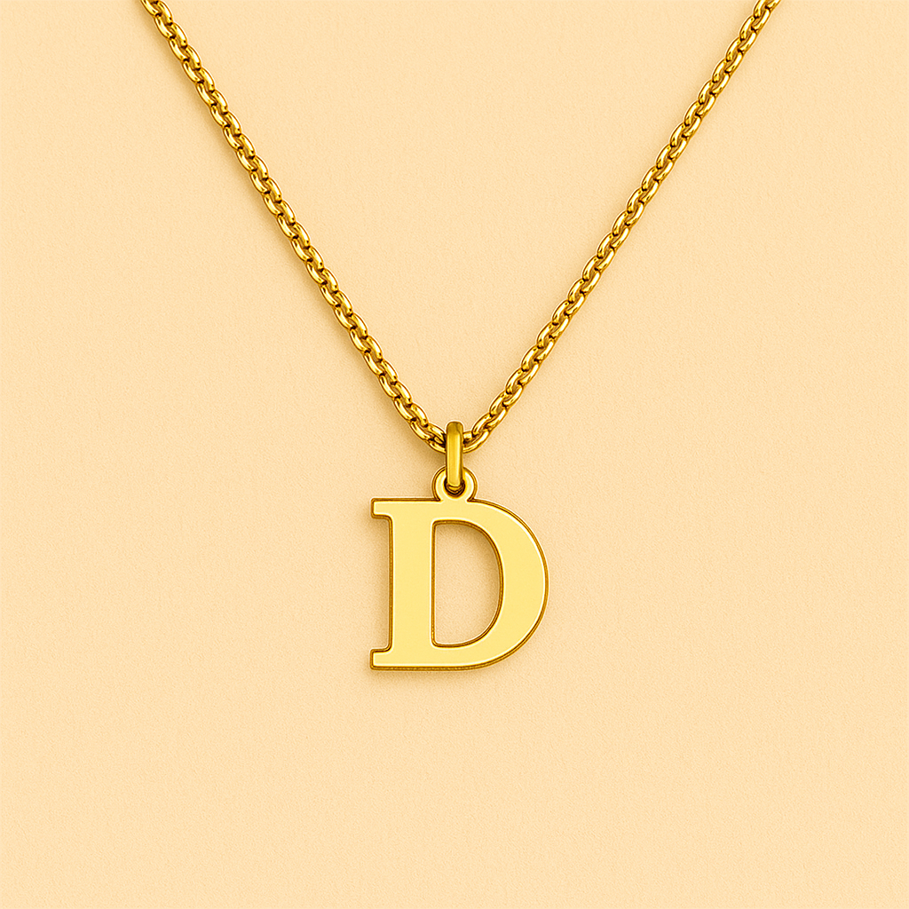 Love Letter Pendant in Gold