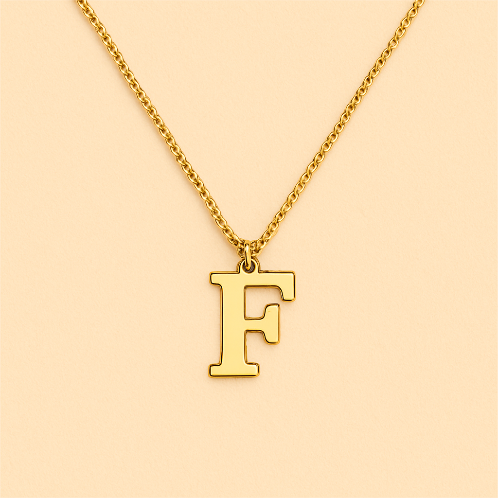Love Letter Pendant in Gold