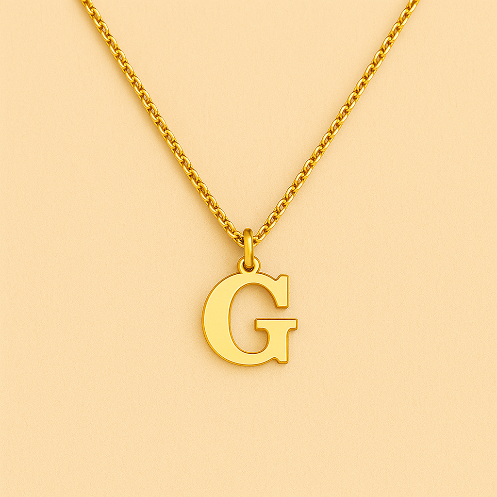 Love Letter Pendant in Gold