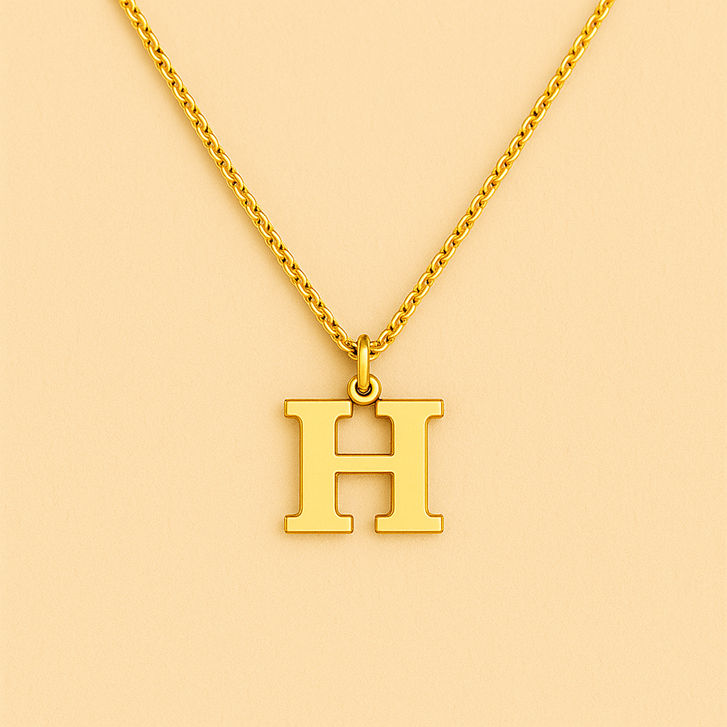 Love Letter Pendant in Gold