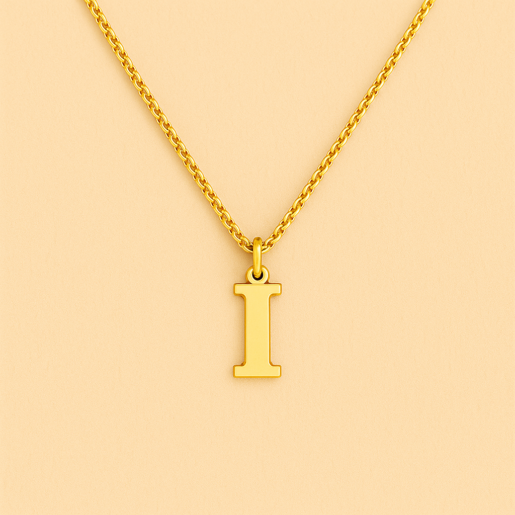 Love Letter Pendant in Gold