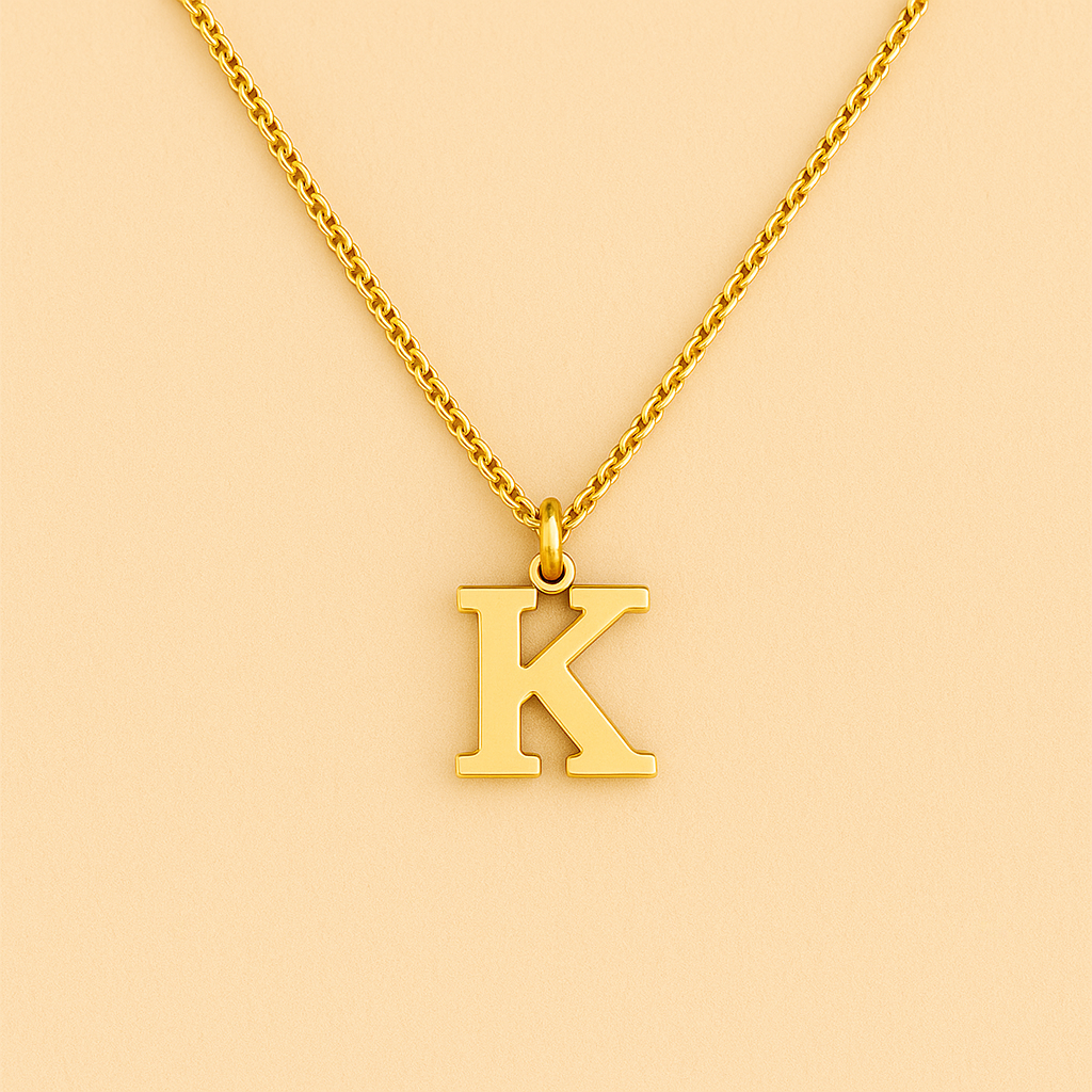 Love Letter Pendant in Gold
