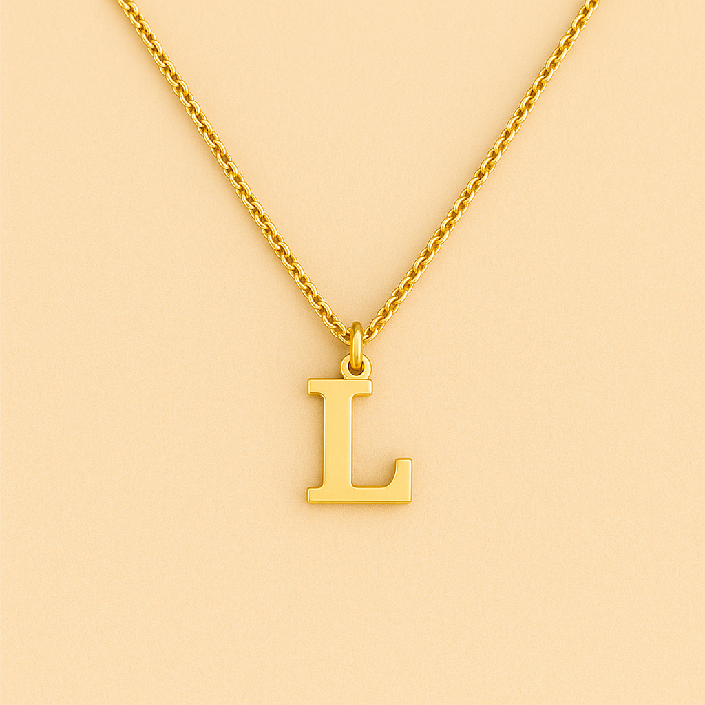 Love Letter Pendant in Gold