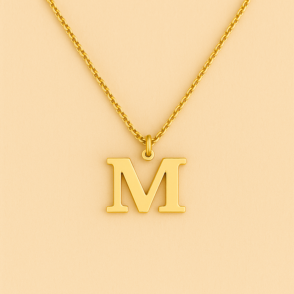 Love Letter Pendant in Gold