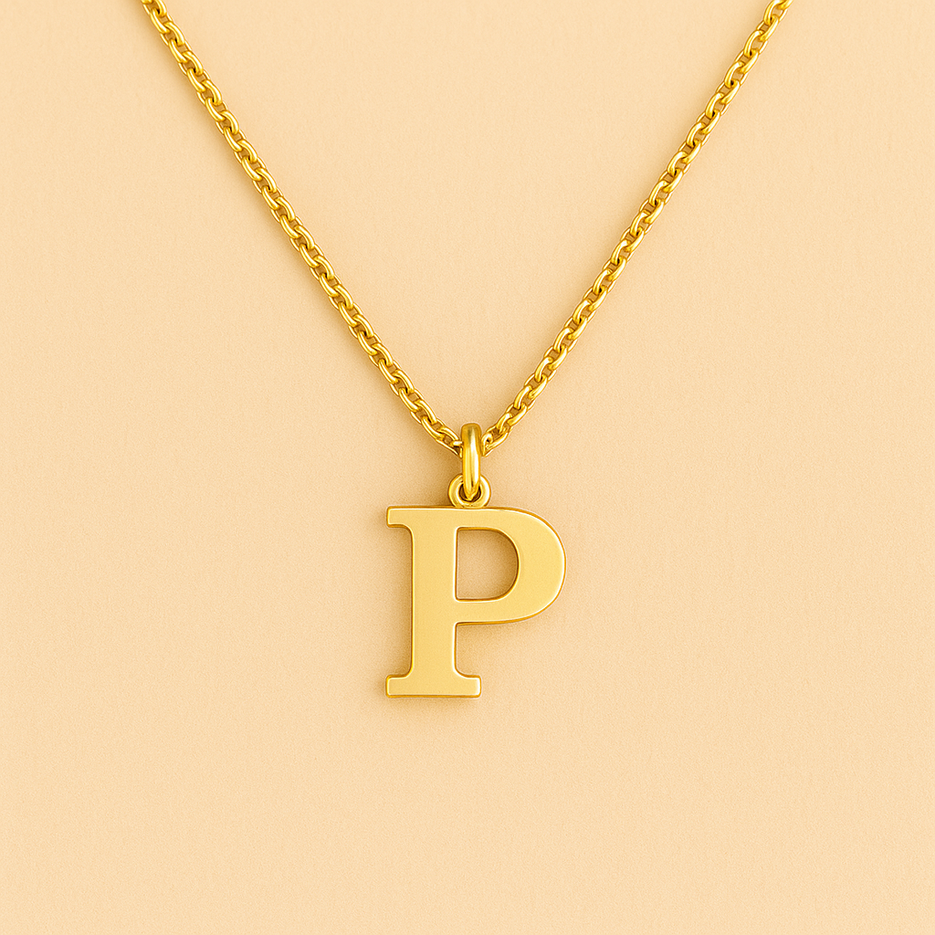 Love Letter Pendant in Gold