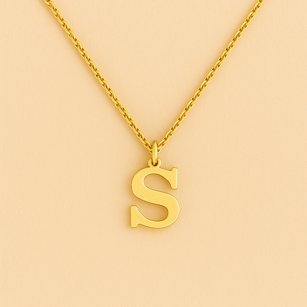 Love Letter Pendant in Gold