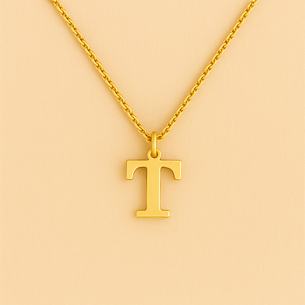 Love Letter Pendant in Gold