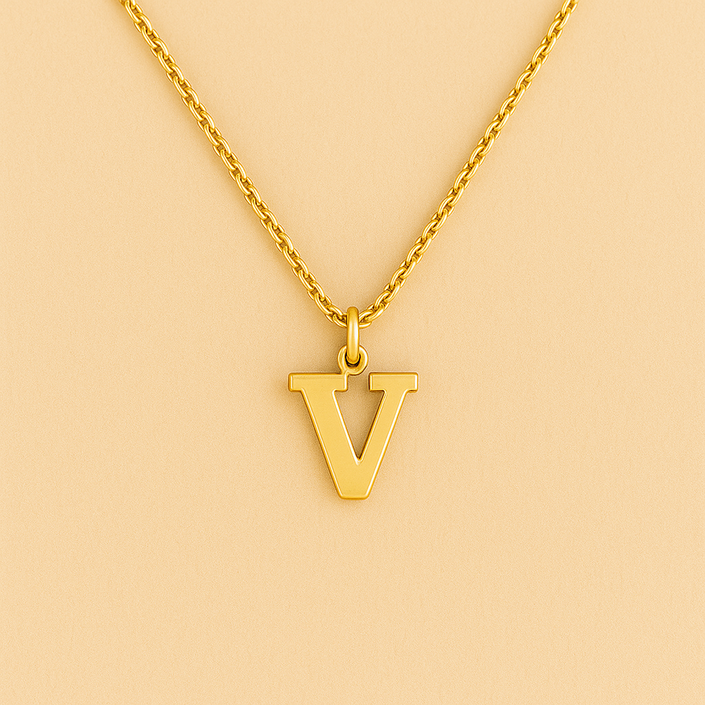 Love Letter Pendant in Gold