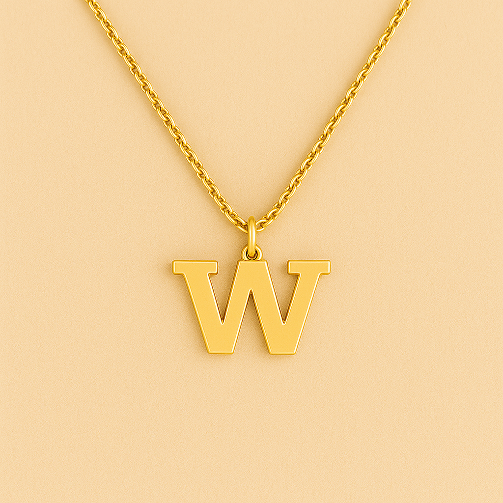 Love Letter Pendant in Gold