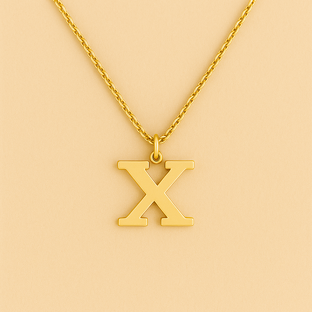 Love Letter Pendant in Gold