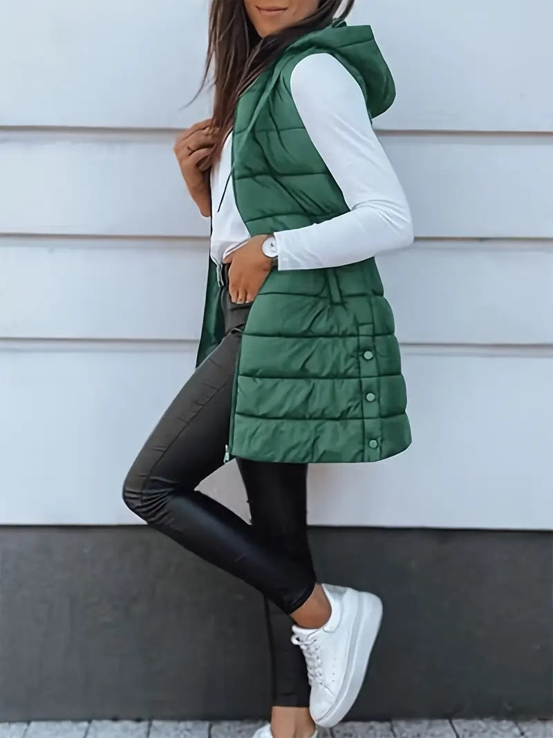 Zara | Casual Sleeveless Long Vest