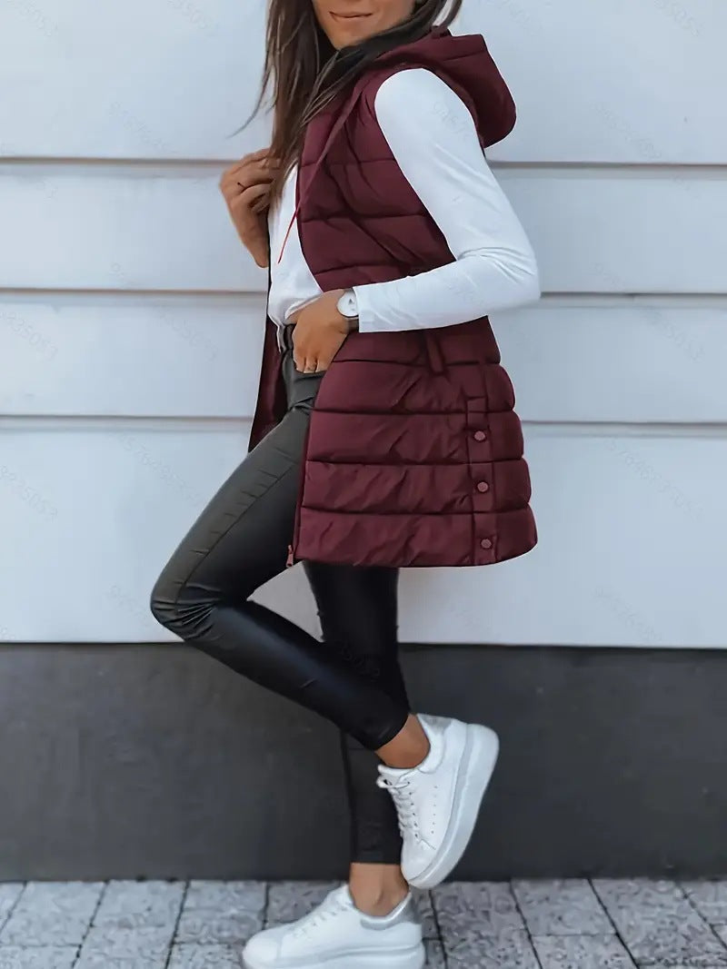 Zara | Casual Sleeveless Long Vest