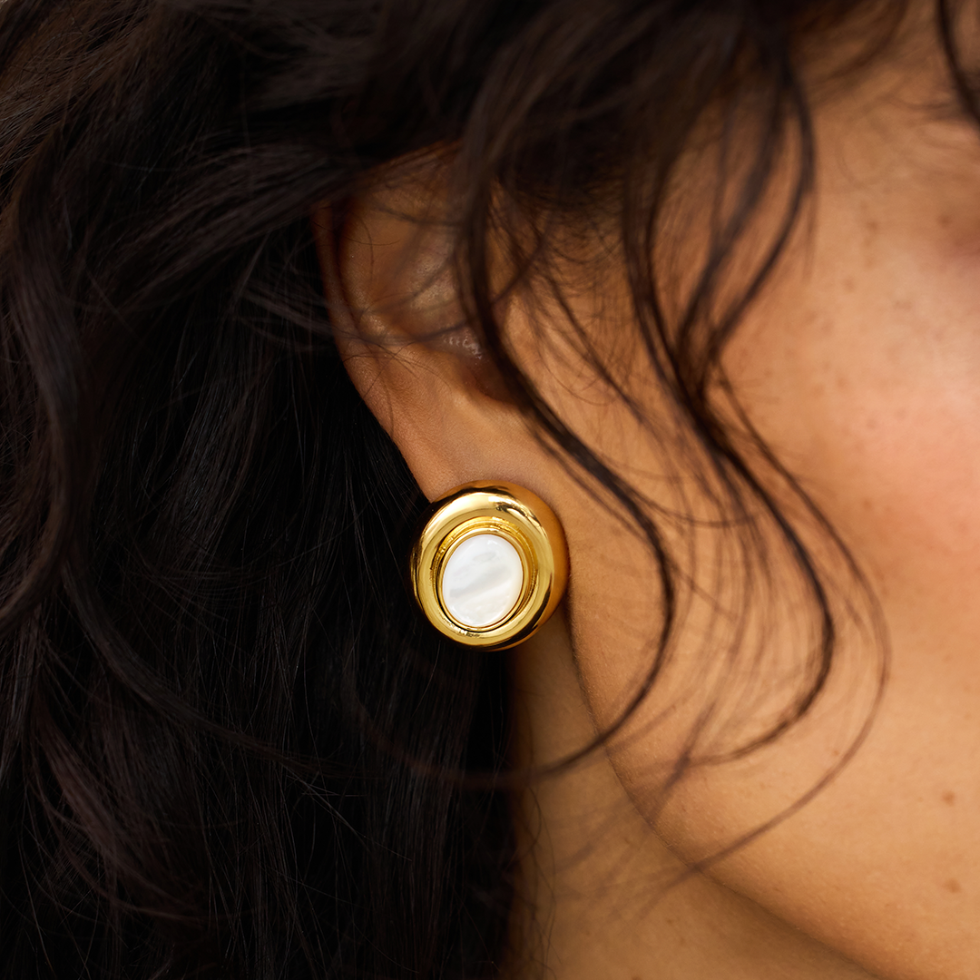 Giselle Perlen Earring | Gold