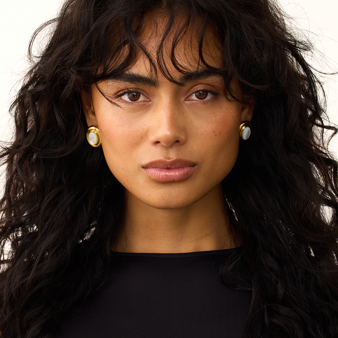 Giselle Perlen Earring | Gold