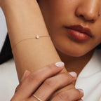 Cléa Moissanite Bracelet in Gold