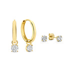 Larmes de Lune Stein-Ohrringe Set | Gold