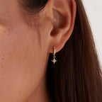 Vudu Hoop Earrings in Gold