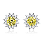 Sunlit Muse Earring Gelb | White Gold
