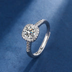 Aria Quadrat Radiant Sets | White Gold