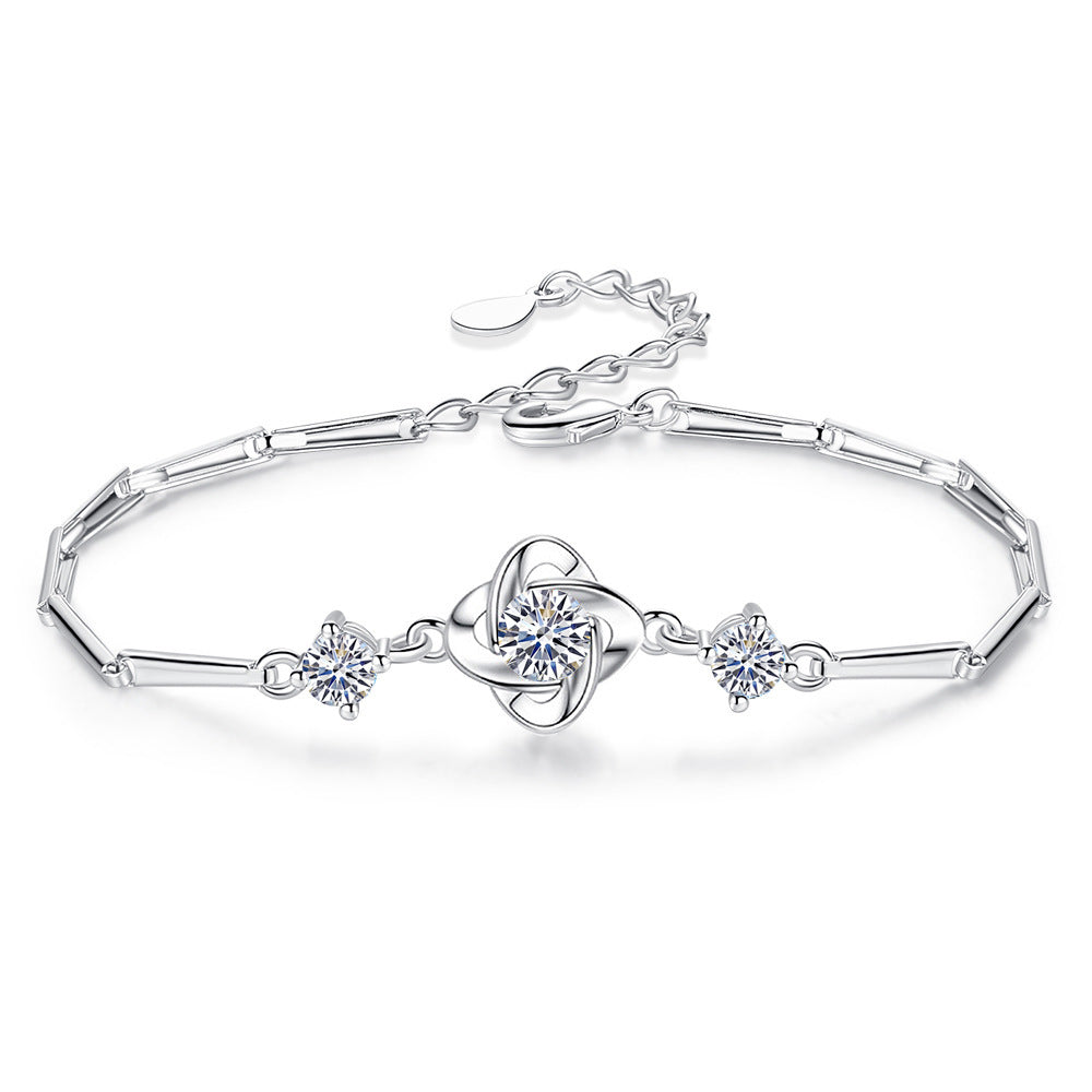 Seren Klee Schleife Set | White Gold