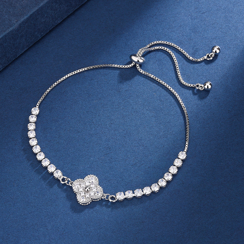 Aria Kleeblatt Charm Sets | White Gold