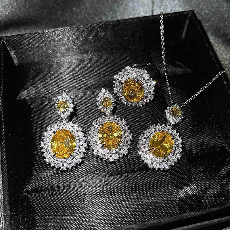 Vespera Aetherin Blau Set | White Gold