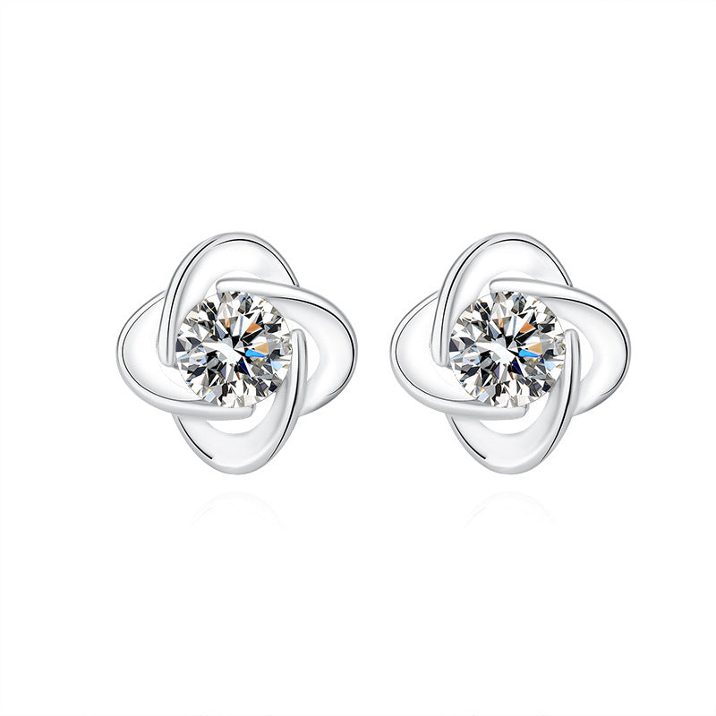 Seren Klee Schleife Set | White Gold