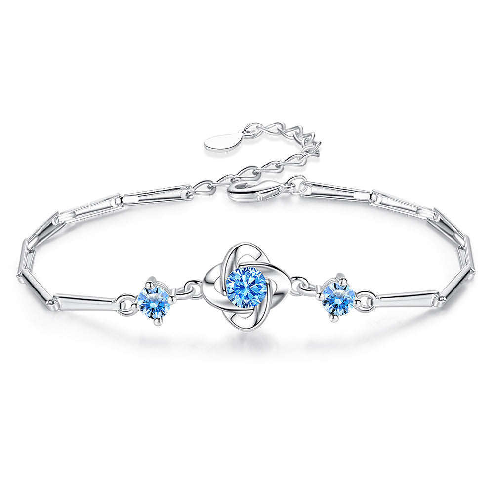 Seren Klee Loop Set Blau | White Gold