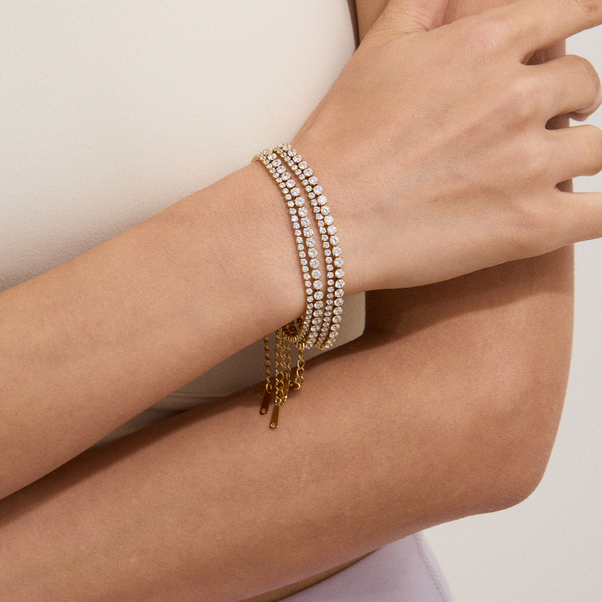Sola Maroux Bracelet Set in Gold