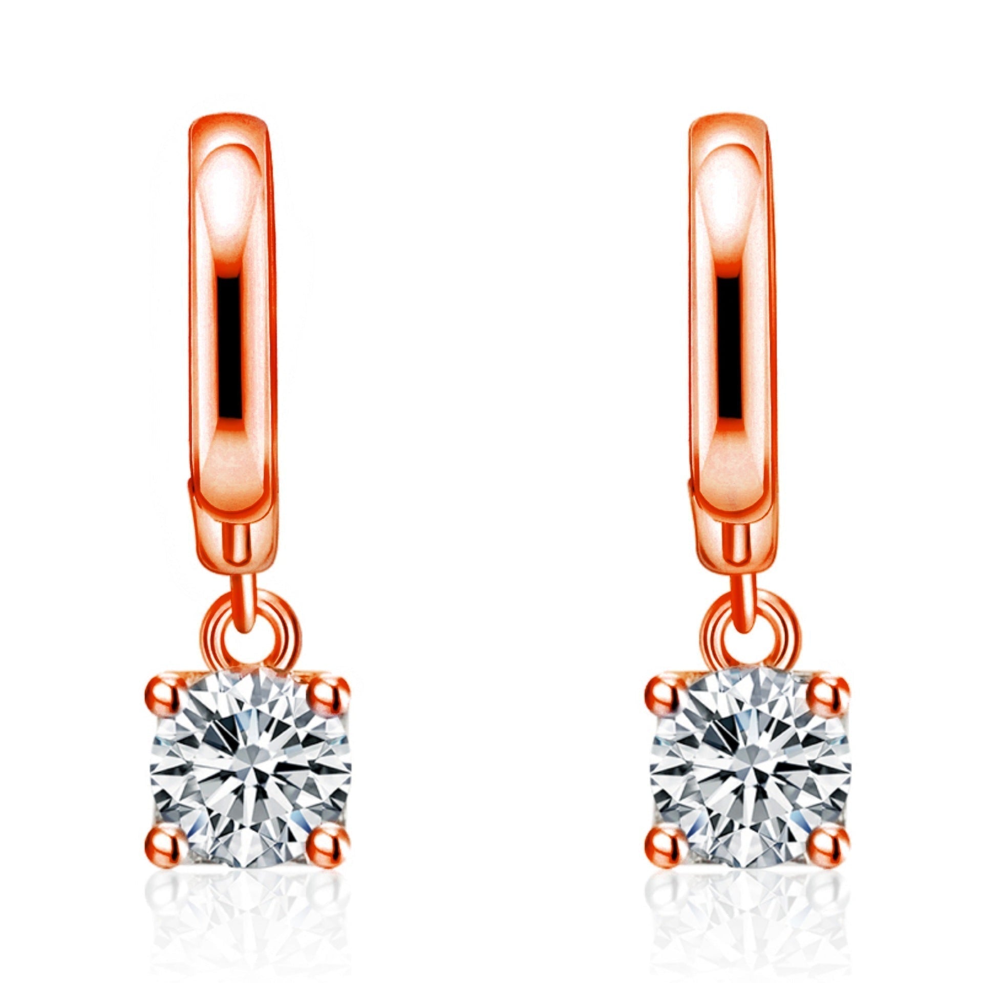 Aurora Quadratische Tropfen | Rosegold