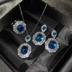Vespera Aetherin Blau Set | White Gold