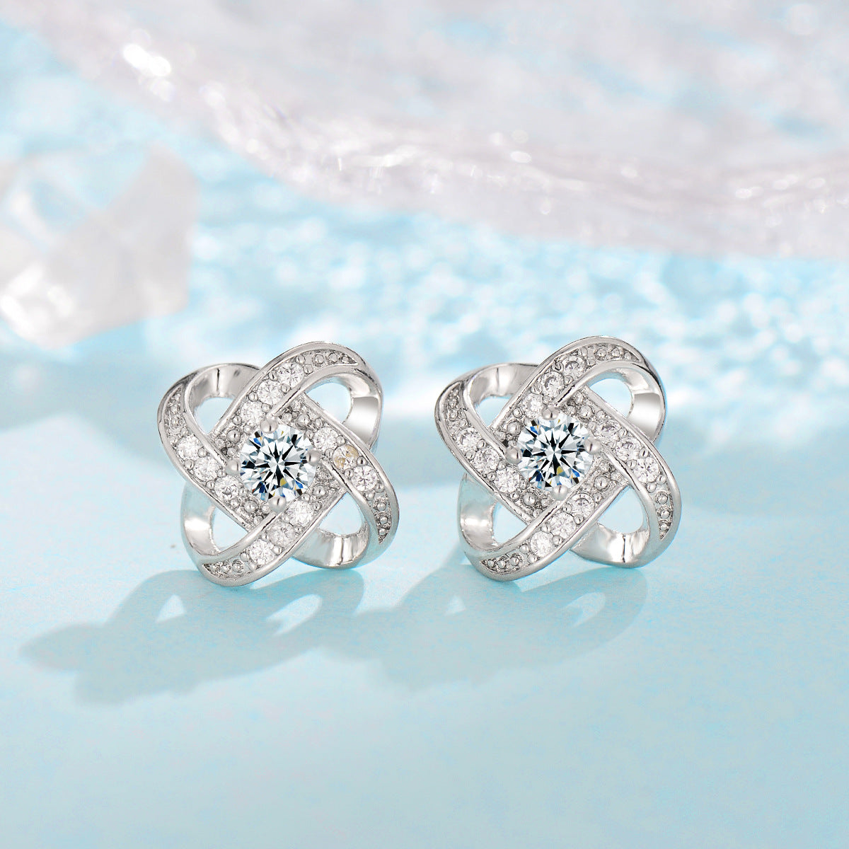 Fleur de Givre Klee-Knoten-Set | White Gold