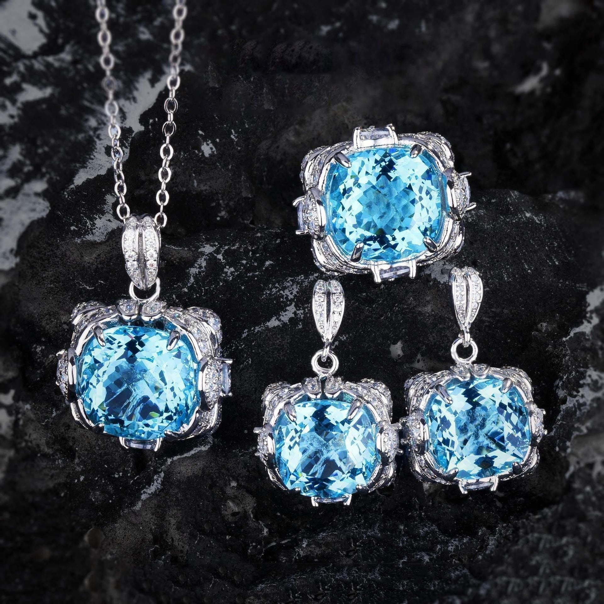 Velora Thandrelle Grüner Satz | White Gold
