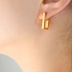 Terrafin Geometrica Earring | Gold