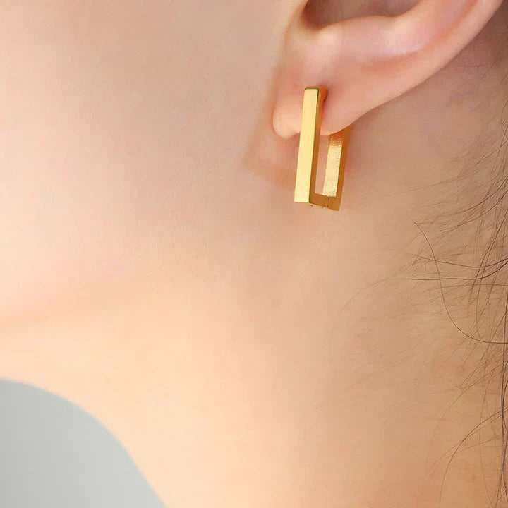 Terrafin Geometrica Earring | Gold